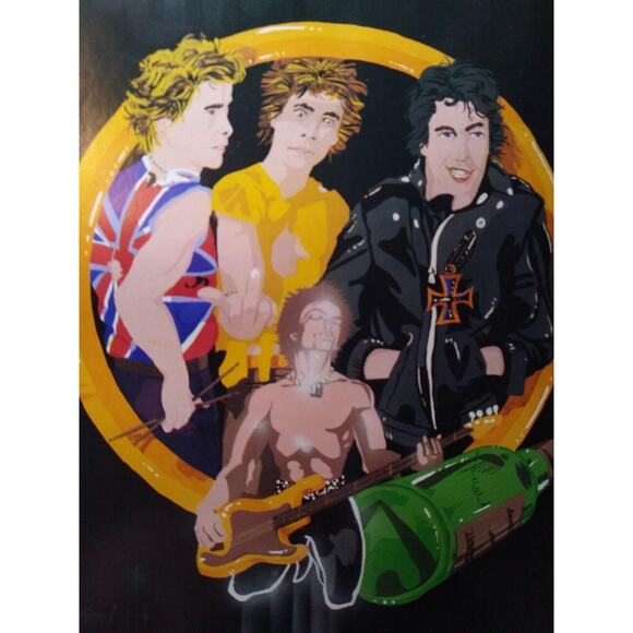 Sex Pistols Punk Rock Fantasy Comic July 1990 Johnny Rotten Sid Vicious UNUSED - Picture 2 of 10